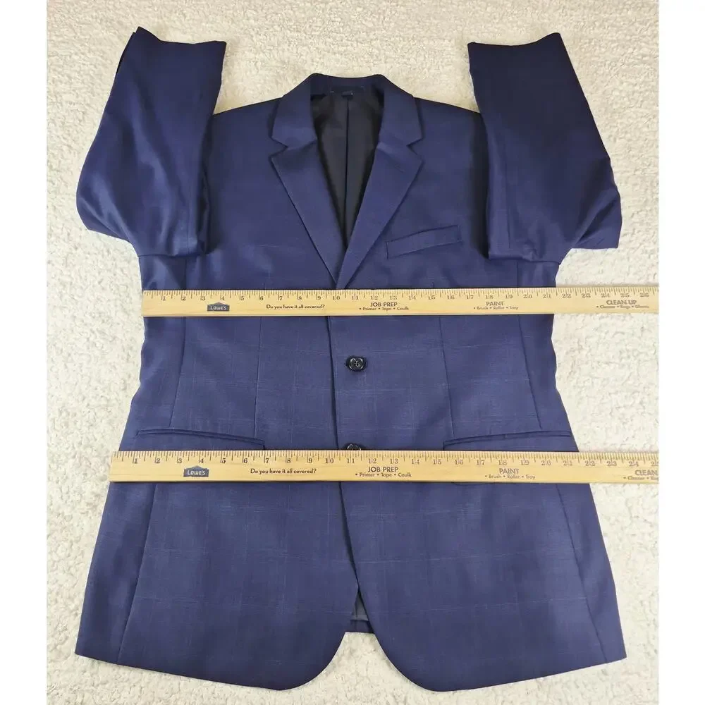 Jos A Bank 1905 Blazer 42R Blue Wool Stretch Suit Jacket Men Sport Coat 2 Button